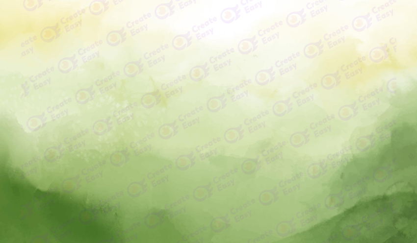 Green and white water color background