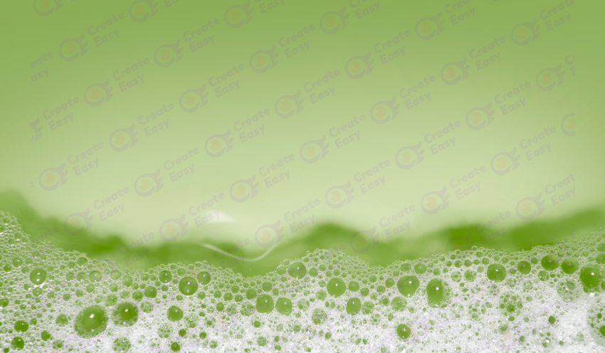 Green Soap Bubbles color texture background