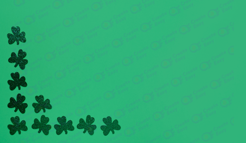 Clover leaf color texture background