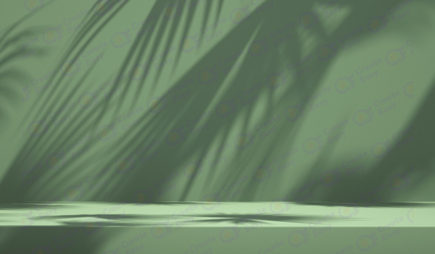 3D Green Product Podium Display Color texture Background