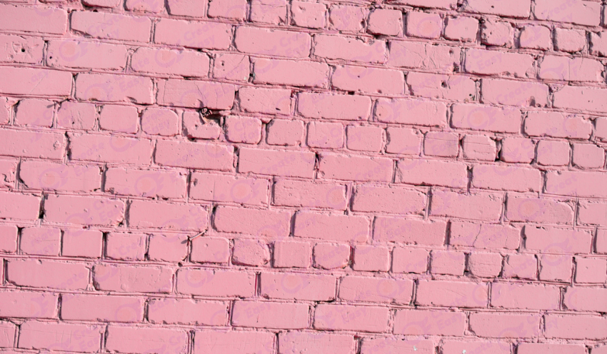 Pink Brick Wall color texture background