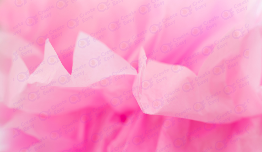 Pink crumpled paper texture background