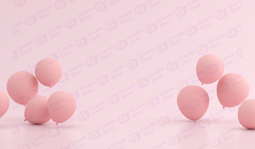 Balloon Garland color texture background