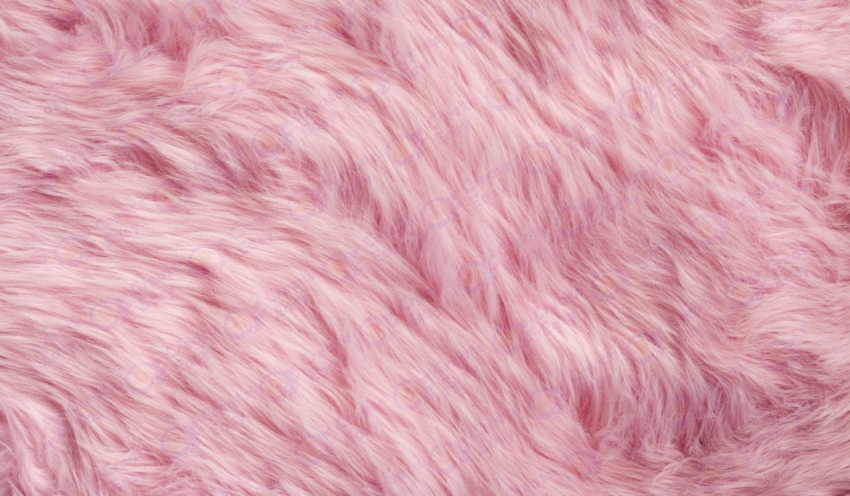 Pink Fur Texture Background