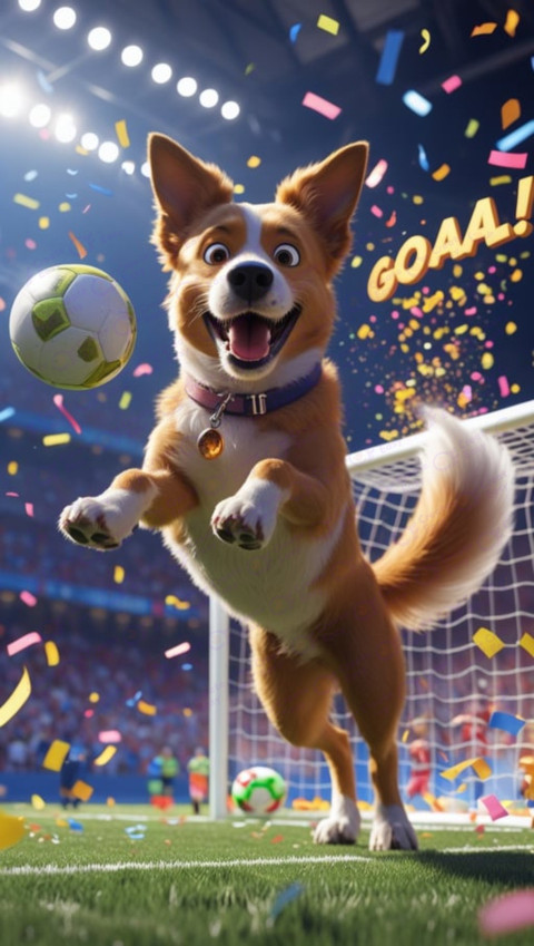Epic Goal A slowmotion scene