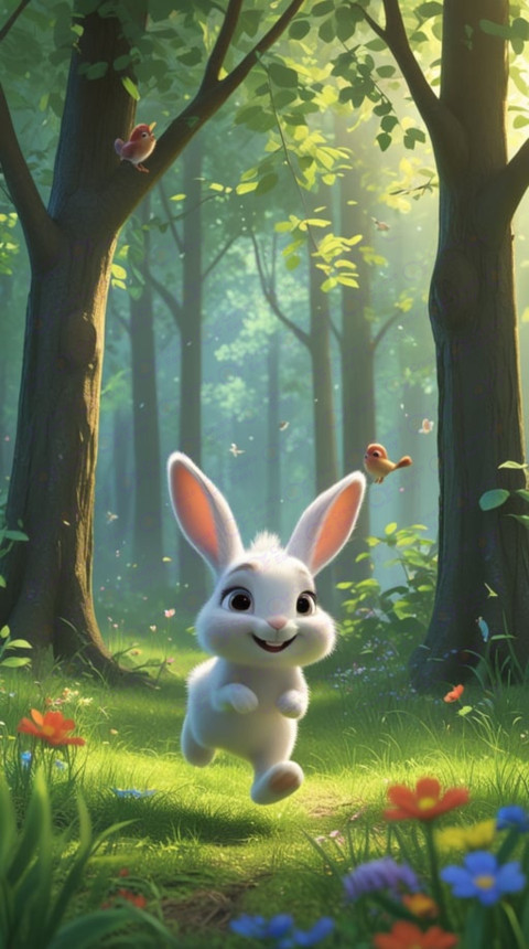 Rabbit in forset