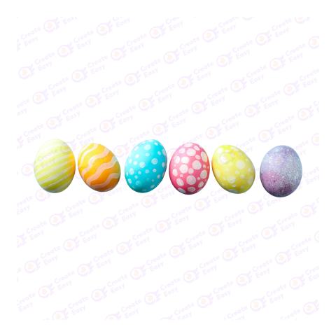Easter celebration egg png