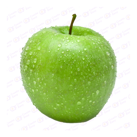 Green apple createeasy png