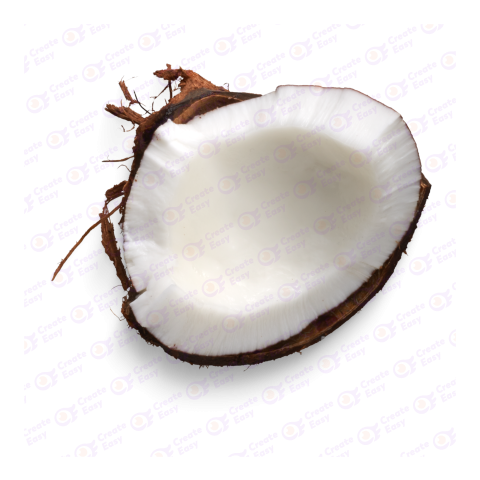 coconut shell piece createeasy png