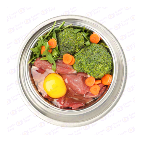Dog food plate createeasy png