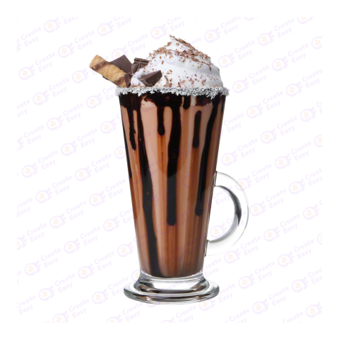 Choclate milkshake createeasy png