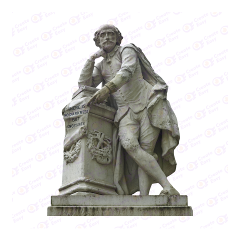 William Shakespeare createeasy png