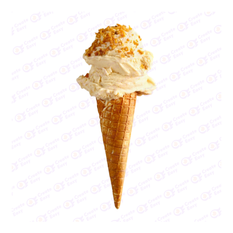 Cone ice cream createeasy png