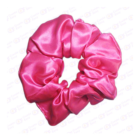 Scrunchies Hair band pink createeasy png