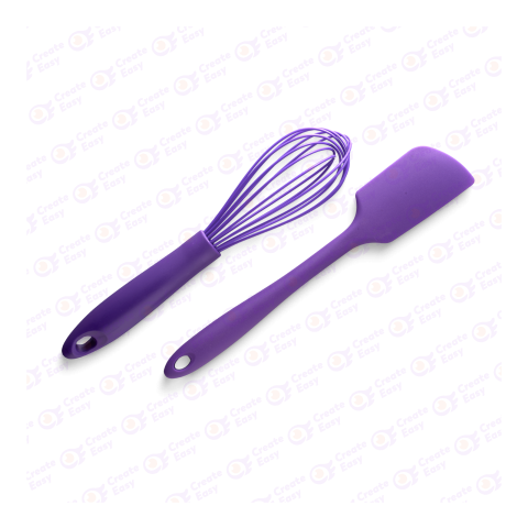 Whisk And Spatula Set Purple createeasy png