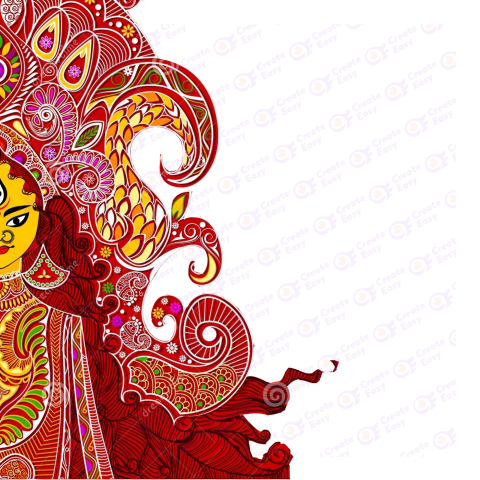 Durga god createeasy png