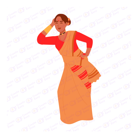 women graphic createeasy png