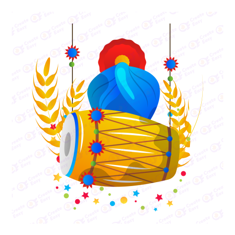 Festival dhol createeasy png