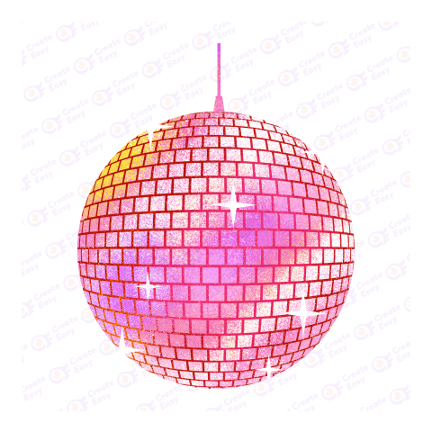 Party disco ball createeasy png