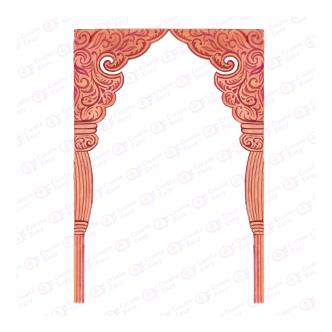 Invitation border vector createeasy png