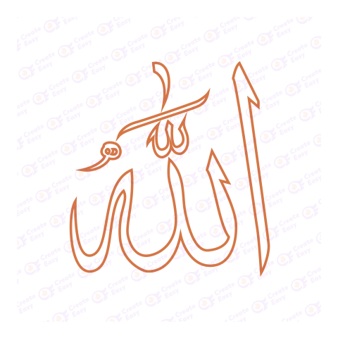 Mashallah vector art createeasy png