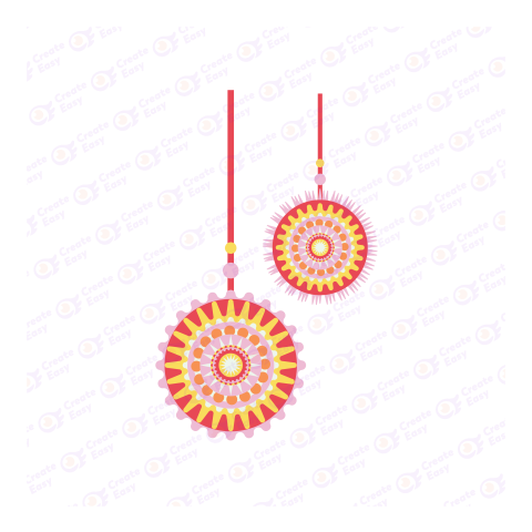 Festival border design createeasy png