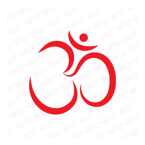 Om symbol vector art createeasy png