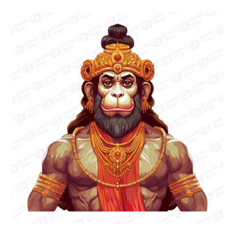 Hanuman avatar image createeasy png