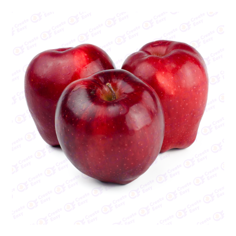 Kashmiri apple fruit createeasy png