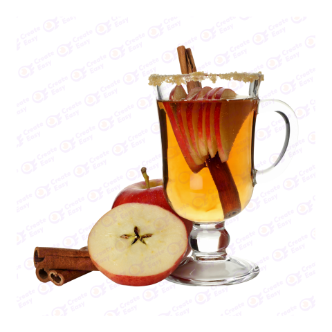Spiced Apple Cider with Cinnamon – PNG Transparent Image