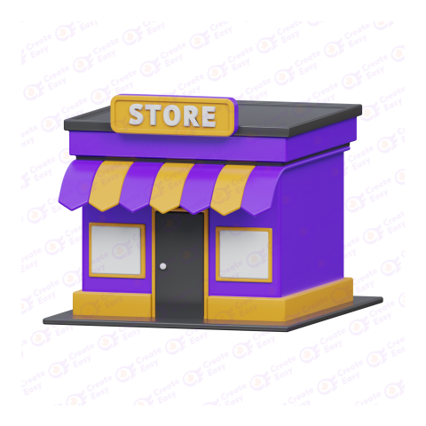 Store 3d image png