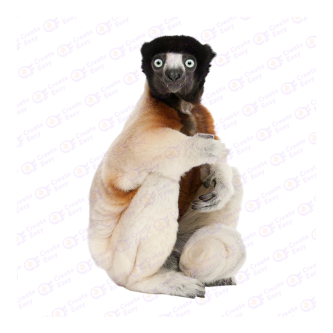 Golden-crowned sifaka