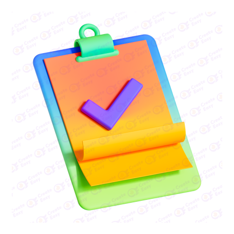 Clipboard 3d png image