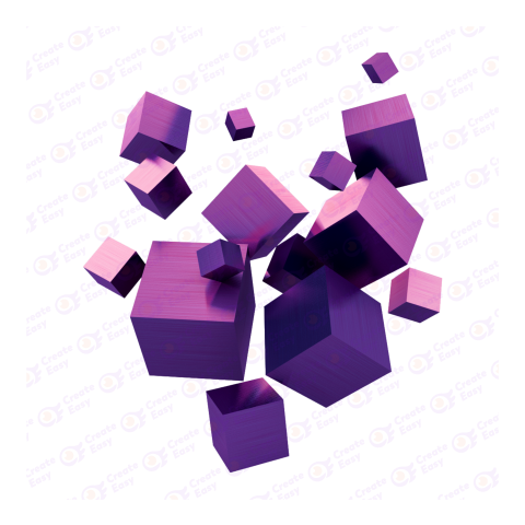 Cube free 3d png image