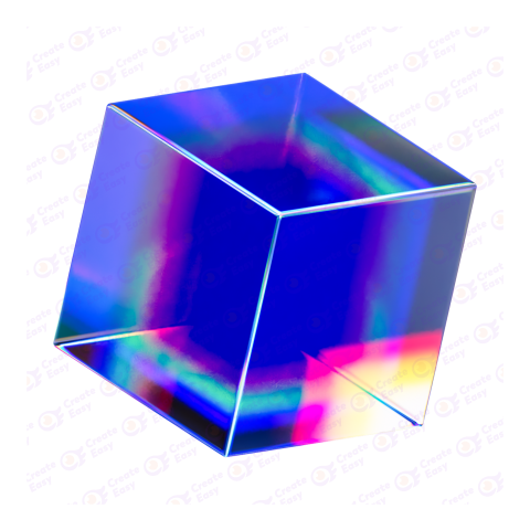 Cube free 3d png image