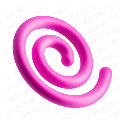 Spiral free 3d png image