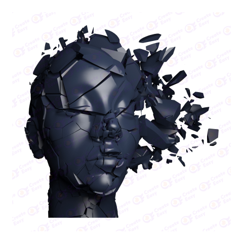 polygonal free 3d png image