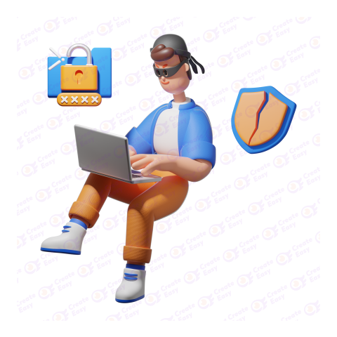 security protection free 3d png image