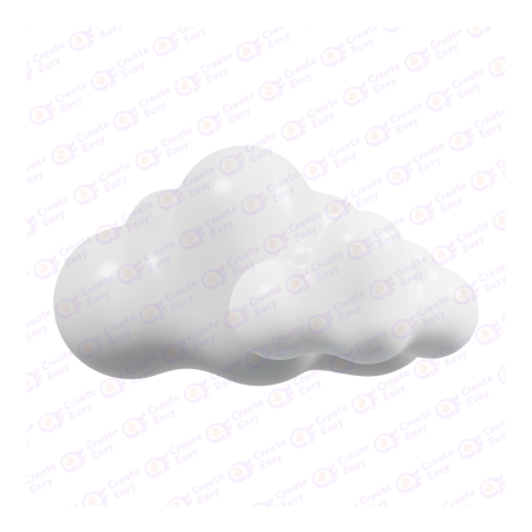 Cloud free 3d png image