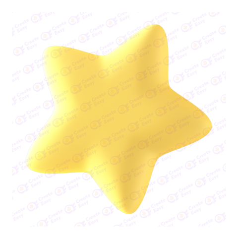 3d Star free png image