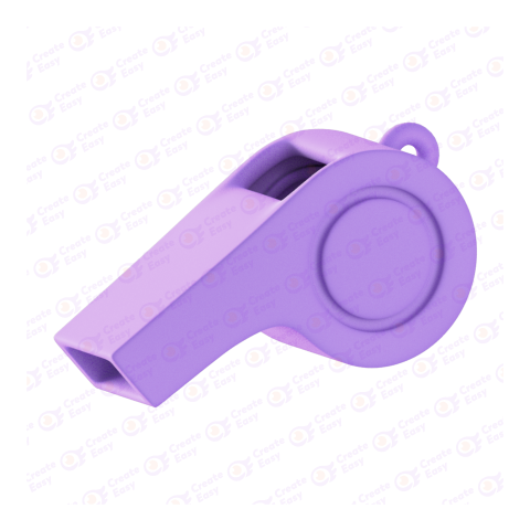 Whistle free 3d png image