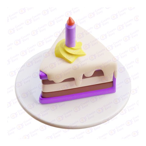 Birthday Cake free 3d png image