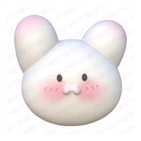 Little bear free 3d png image
