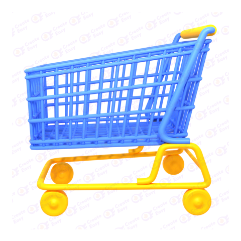 Shopping Cart free 3d png image