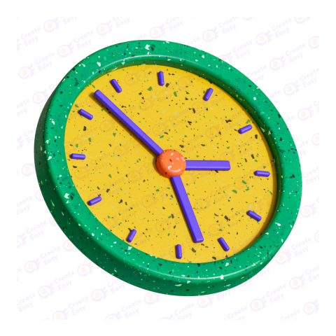Neos Clock free 3d png image