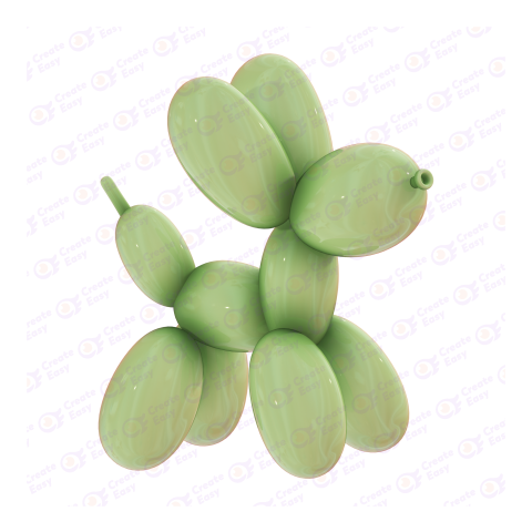 Dog balloon free 3d png image