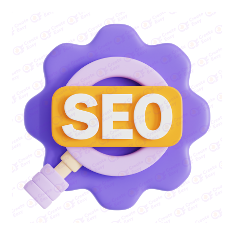 Search engine optimization free 3d png image