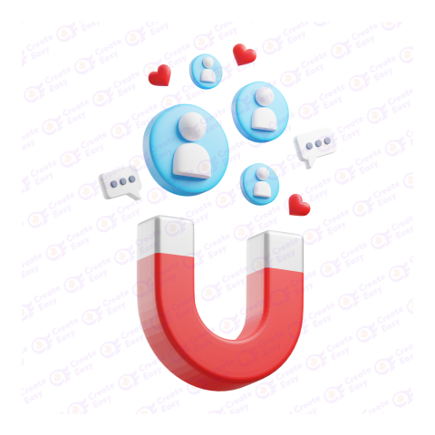 Number 1 Lead Generation free 3d png image