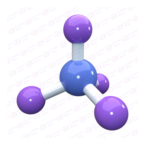 chemical structure free 3d png image
