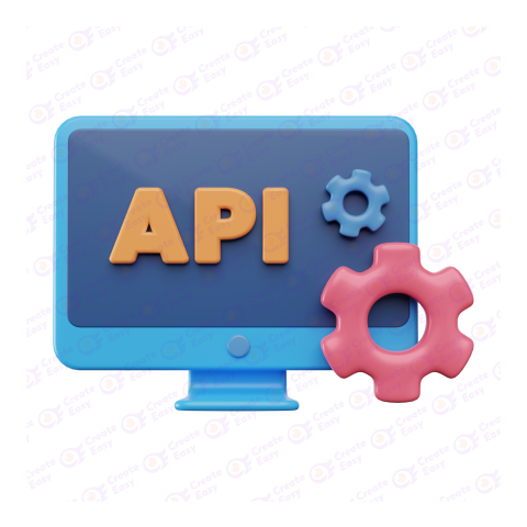 Api device monitor free 3d png image